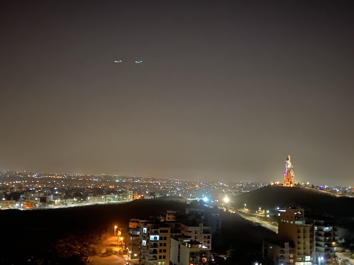 7 Vue de nuit ville de Dakar
