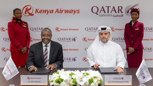 Qatar e Kenya Airways introduzem 19 novos destinos em compartilhamento de c&oacute;digo