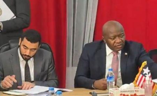 Lib&eacute;ria e BADEA firmam acordo de 30 milh&otilde;es de d&oacute;lares para modernizar estrada estrat&eacute;gica