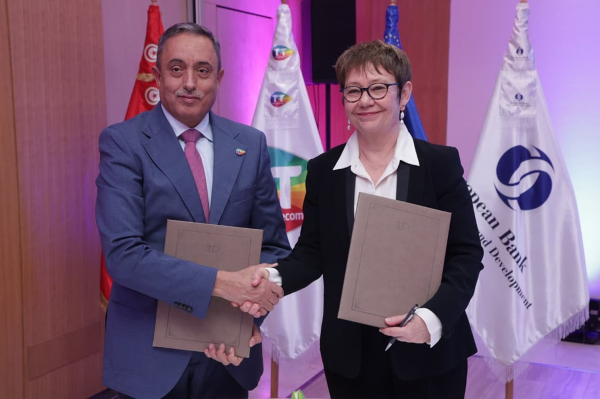 Tun&iacute;sia Telecom: empr&eacute;stimo de 221 milh&otilde;es de d&oacute;lares do BERD para moderniza&ccedil;&atilde;o da infraestrutura digital