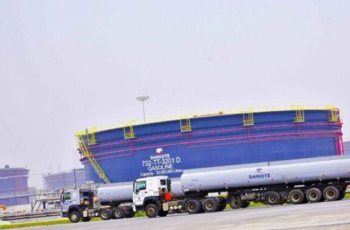 Nig&eacute;ria: refinaria de petr&oacute;leo Dangote atinge a sua capacidade nominal de 650.000 b/d