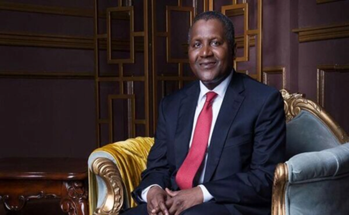Aliko Dangote anuncia a abertura iminente das a&ccedil;&otilde;es da sua refinaria aos nigerianos