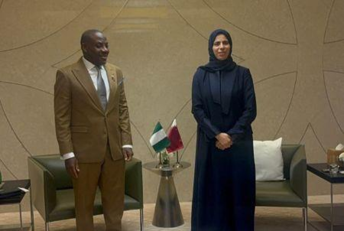 Nig&eacute;ria considera parceria com o Qatar para integrar crian&ccedil;as fora da escola