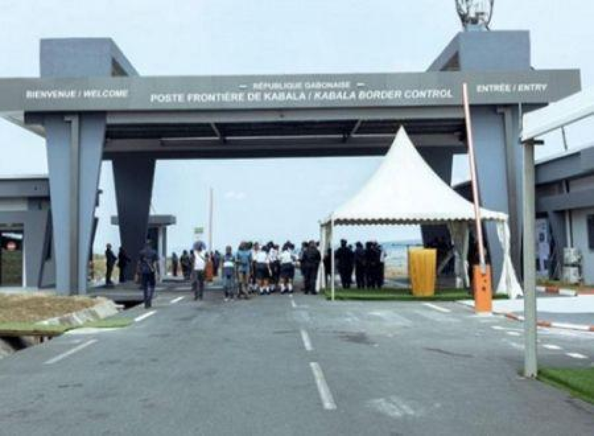 Um novo posto fronteiri&ccedil;o em Kabala para agilizar as trocas entre o Gab&atilde;o e a Rep&uacute;blica do Congo