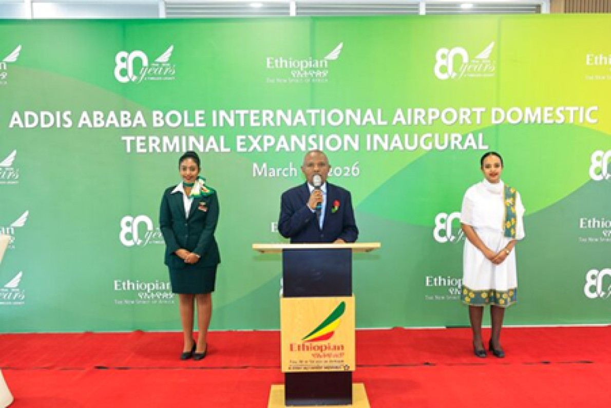 Ethiopian Airlines expande o terminal dom&eacute;stico do Aeroporto de Adis Abeba