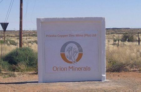 Cobre/zinco: Orion visa 11 milhões de dólares para avançar rumo a uma nova mina na África do Sul