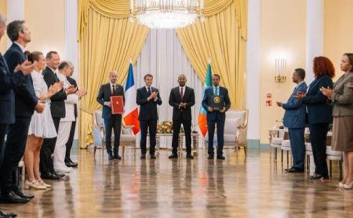 A Eti&oacute;pia e a Fran&ccedil;a assinam um acordo de empr&eacute;stimo de 63,5 milh&otilde;es de d&oacute;lares para as energias renov&aacute;veis