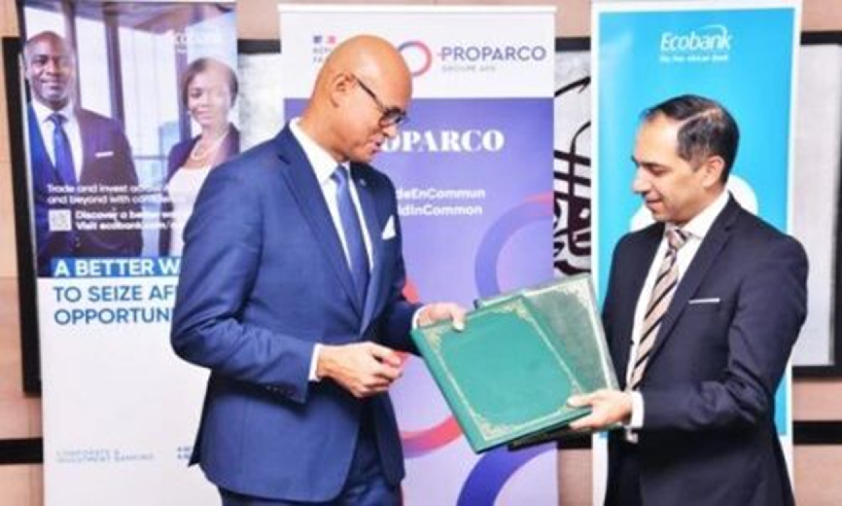 Ecobank e Proparco assinam garantia de US$ 11,5 milh&otilde;es para apoiar o com&eacute;rcio no Chade
